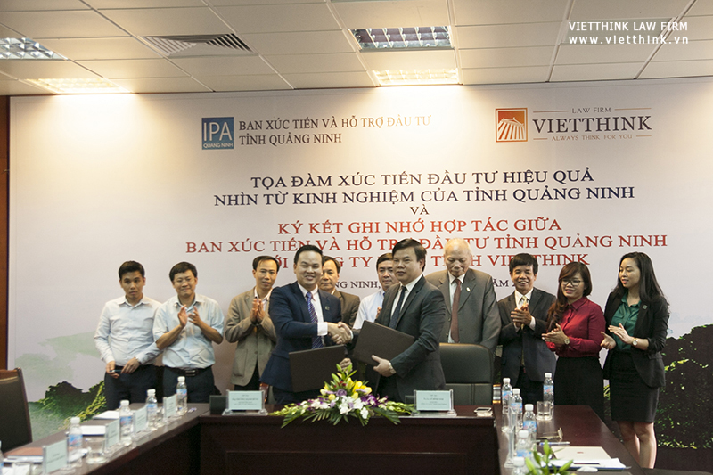 Tọa đàm về xúc tiến đầu tư và Lễ ký kết thảo thuận hợp tác giữa IPA Quảng Ninh và Vietthink