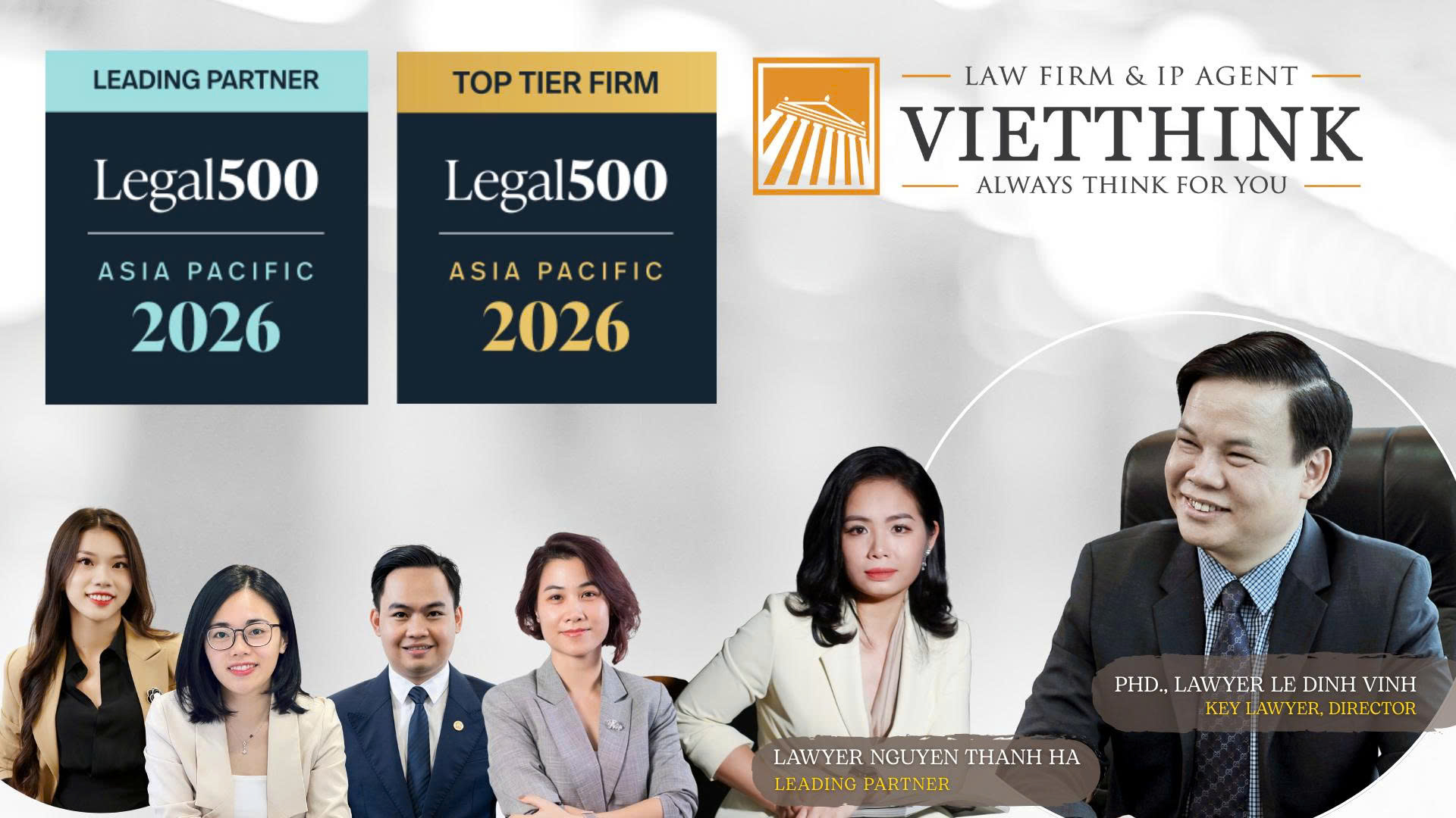 Legal 500: Vietthink continues to affirm its leading position in Projects & Energy